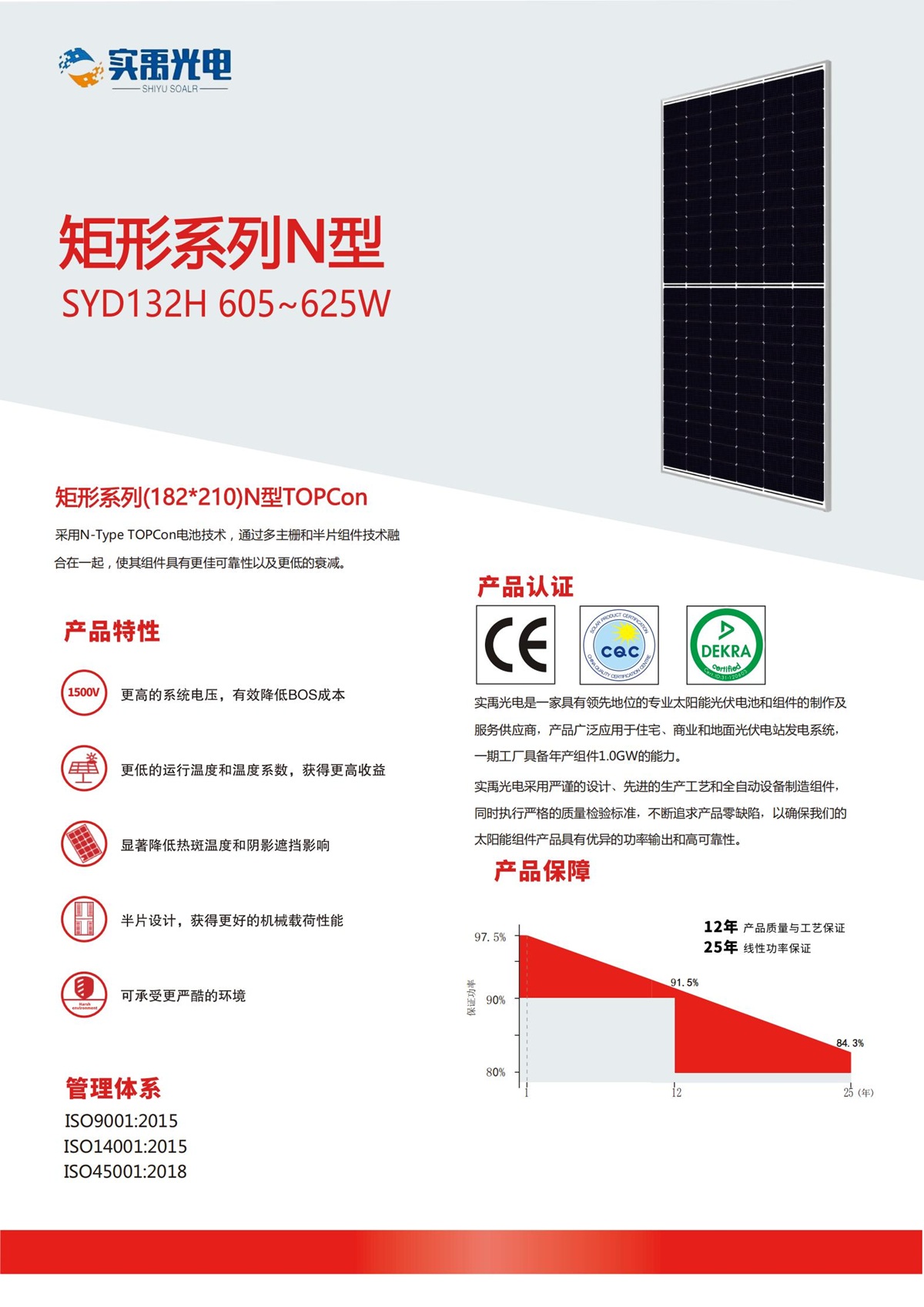 SYD132H 605~625W